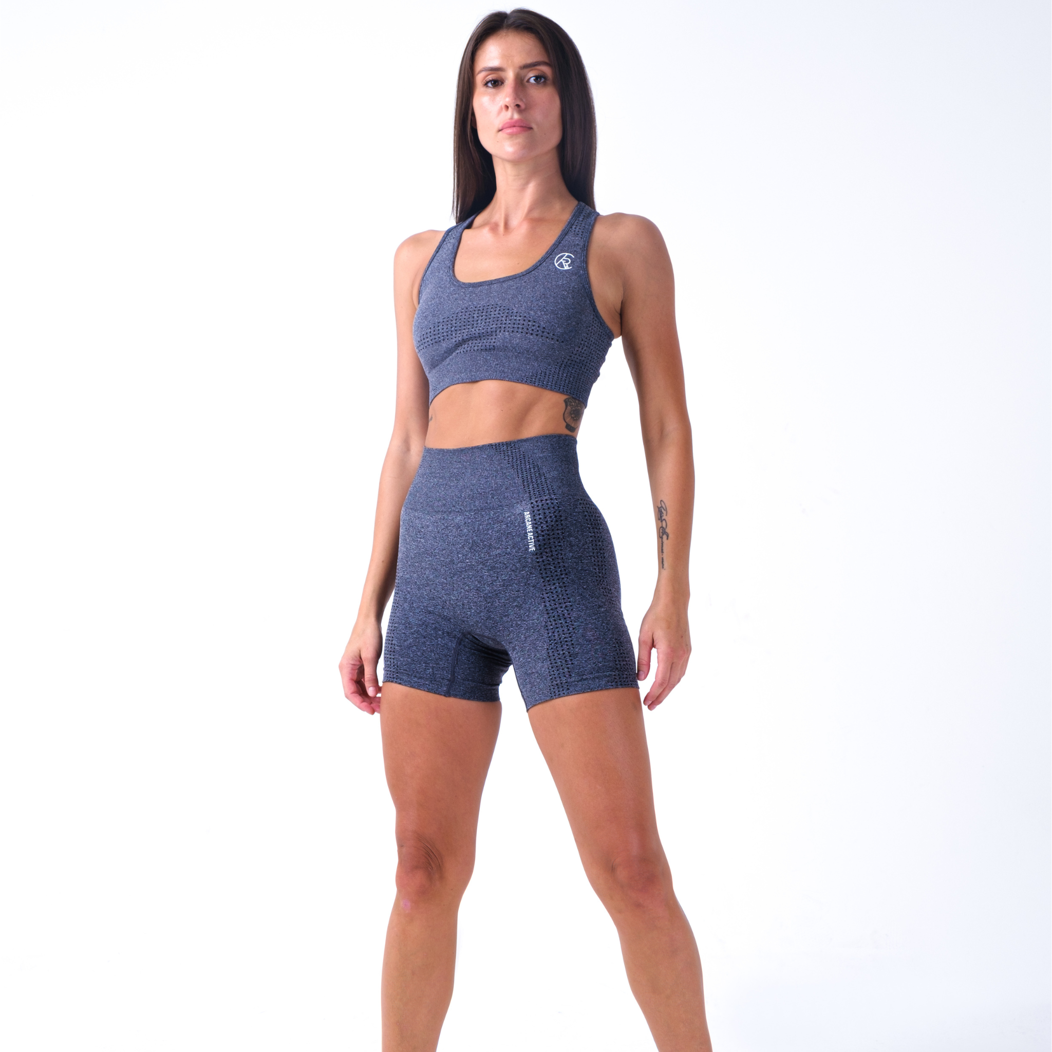 Vibrant Seamless Shorts - Dark Grey